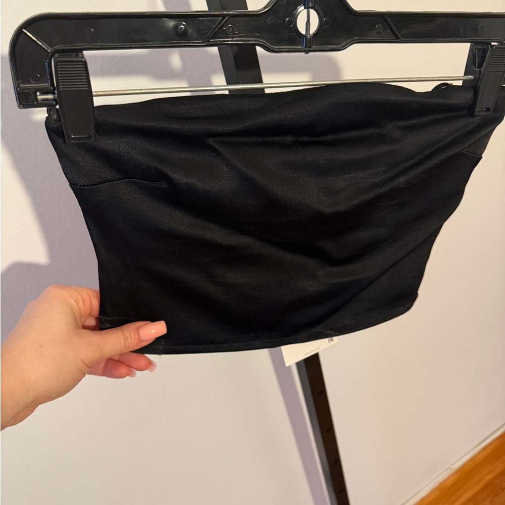 Zara Satin Tube Top Size S NEW - Picture 4 of 5